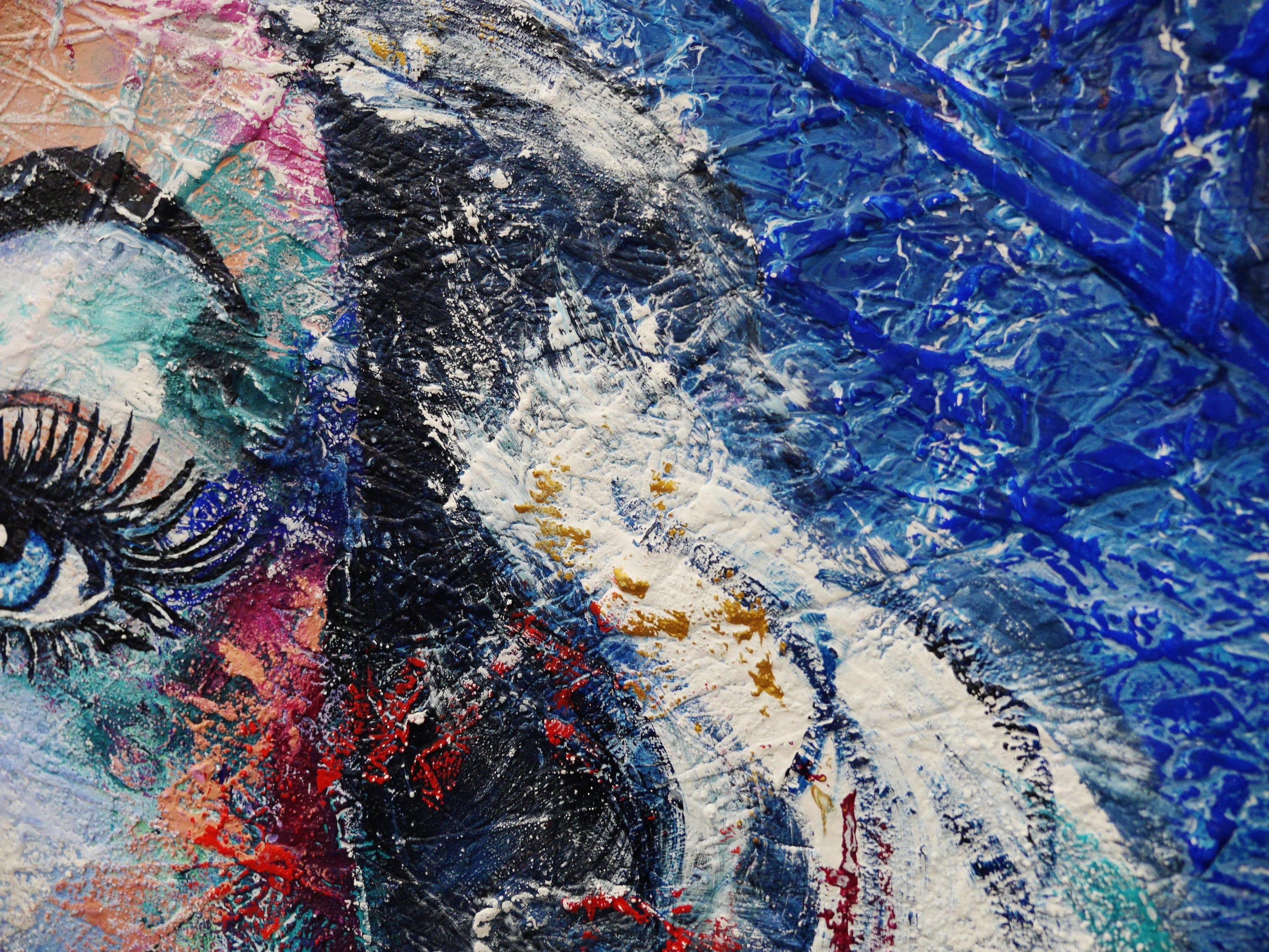 Be Inspired! Abstract Realism Marilyn Monroe (SOLD)-abstract realism-[Franko]-[Artist]-[Australia]-[Painting]-Franklin Art Studio
