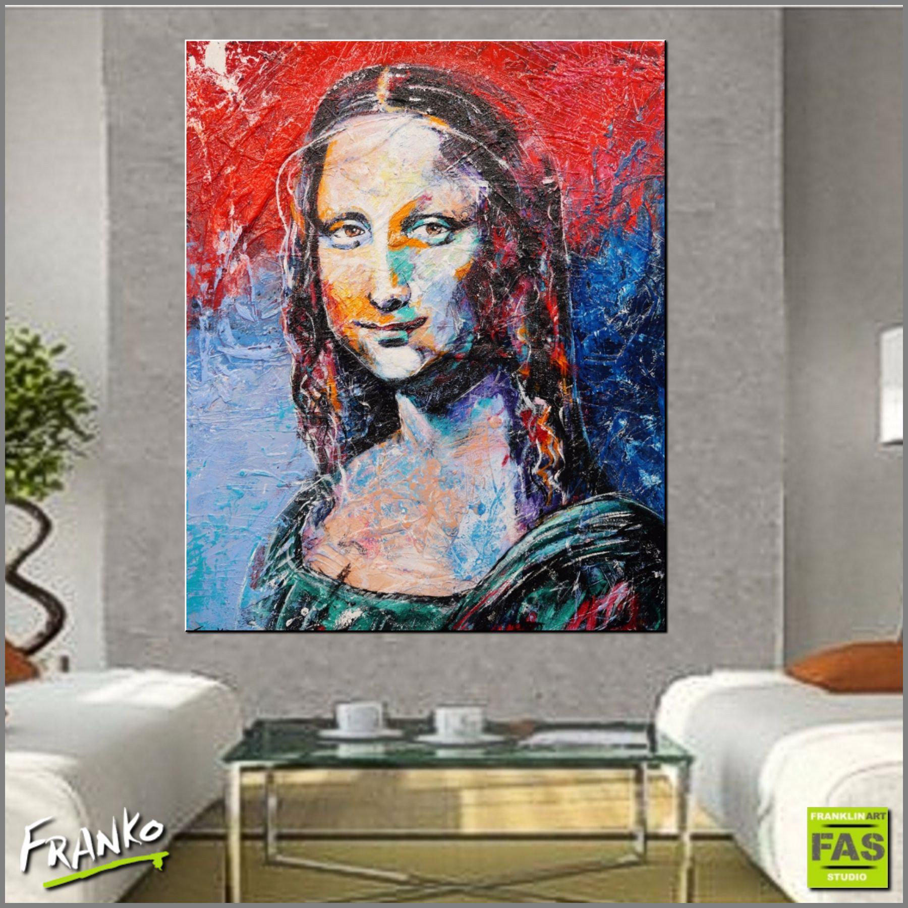 Be Inspired! Abstract Realism Mona lisa (SOLD)-abstract realism-[Franko_Artist]-[Australian_artist]-[Gold_Coast]-[Brisbane]-[modern]-[contemporary]-[original]-[Large_artwork]-[The_Block]-[Dream_Homes]-[ideas]-[Grand_Designs]-[Art_Lover]-Franklin Art Studio