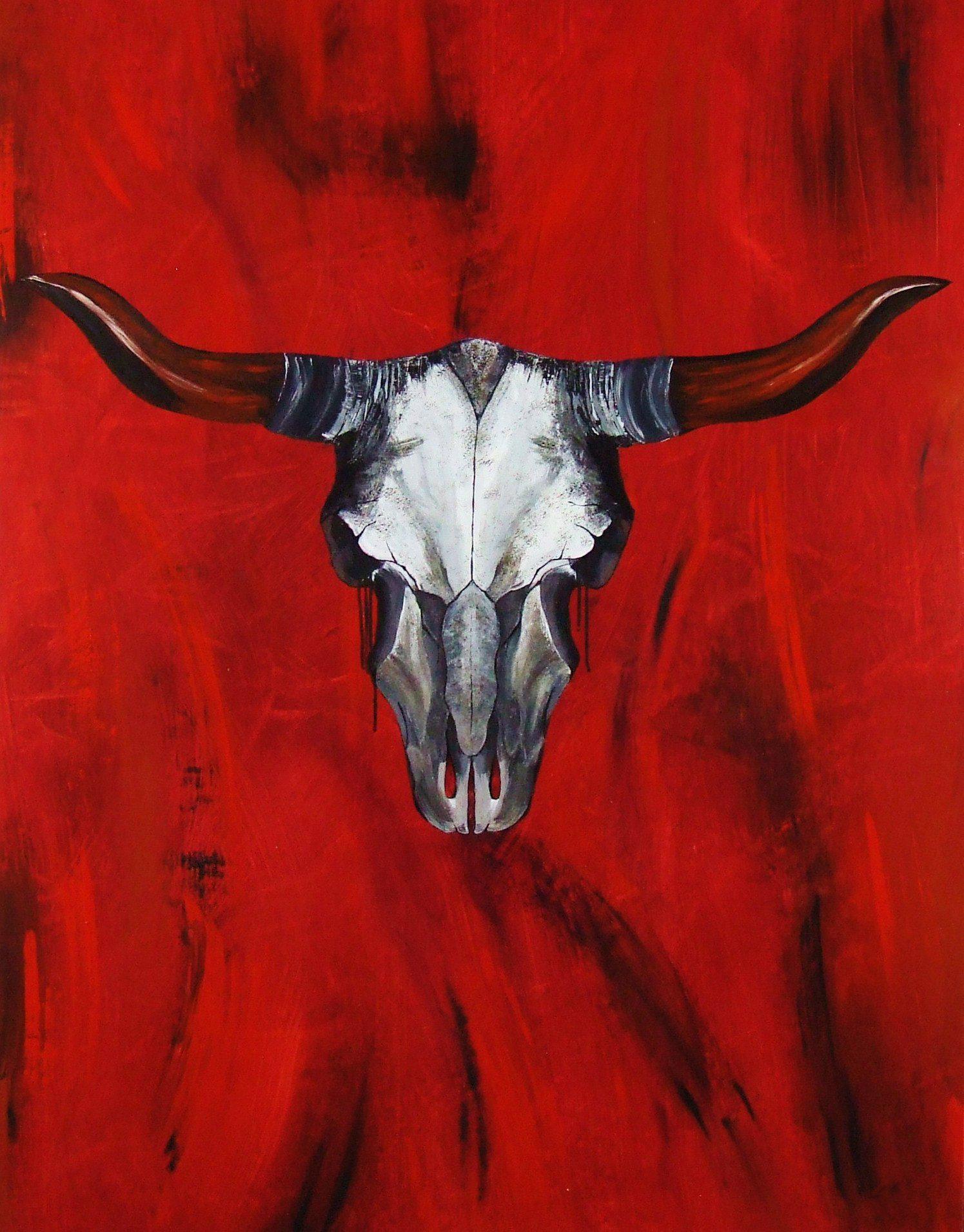 Be Inspired! Abstract Realism Skull (SOLD)-abstract realism-[Franko_Artist]-[Australian_artist]-[Gold_Coast]-[Brisbane]-[modern]-[contemporary]-[original]-[Large_artwork]-Franklin Art Studio