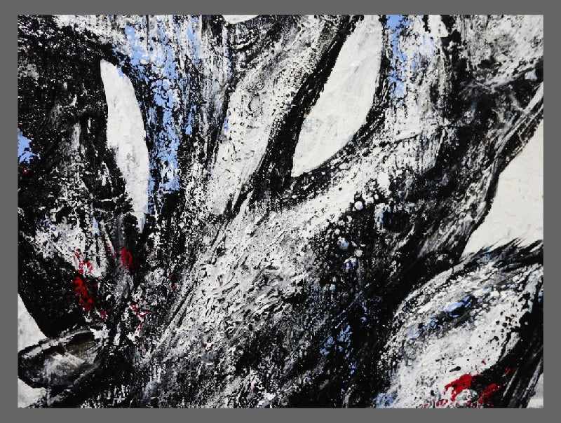 Be Inspired! Abstract Realism Stag Grey (SOLD)-abstract realism-[Franko_Artist]-[The_Block]-[Dream_Homes]-[ideas]-[Grand_Designs]-[Art_Lover]-Franklin Art Studio