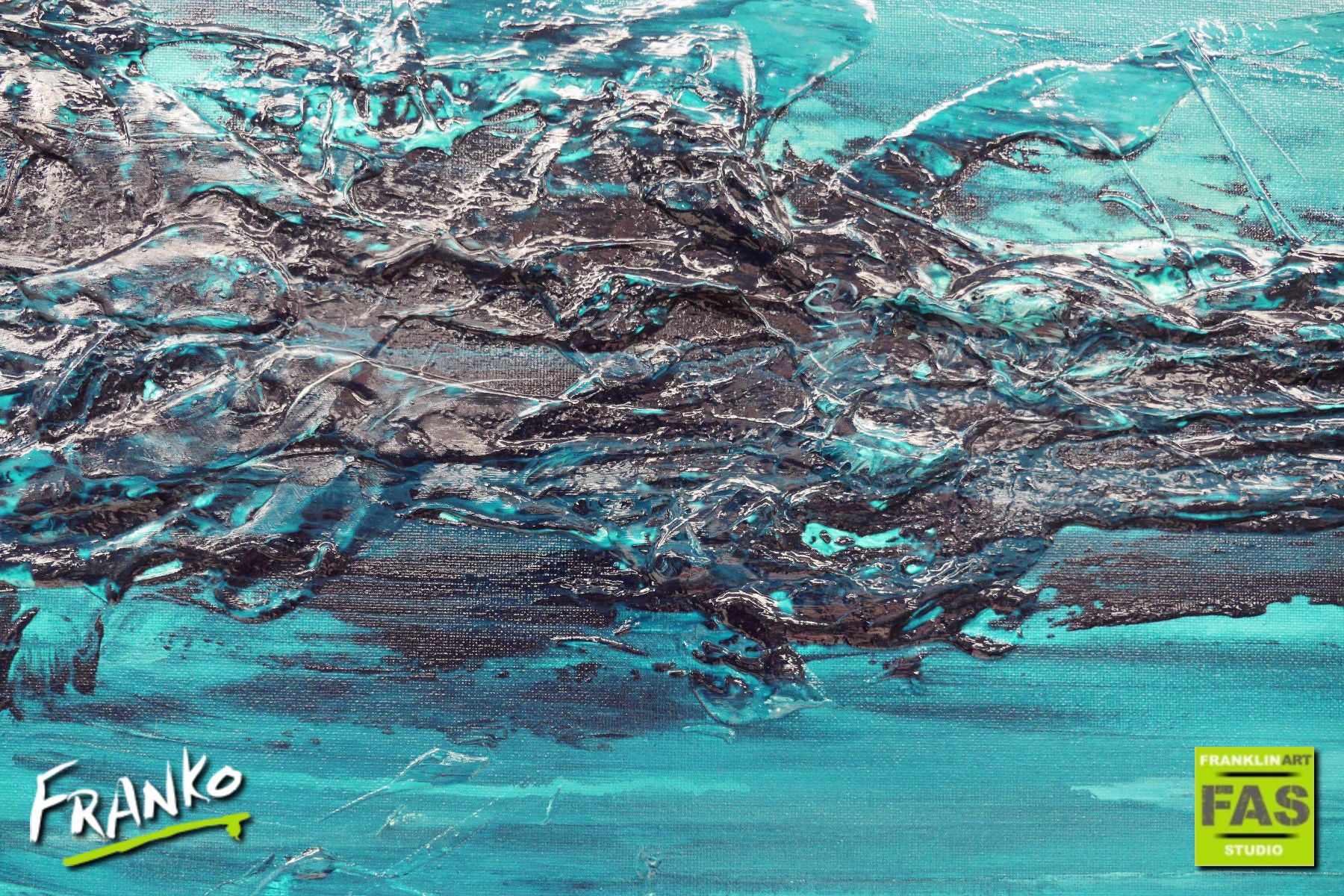 Be Inspired! Abstract Turquoise (SOLD)-abstract-[Franko_Artist]-[The_Block]-[Dream_Homes]-[ideas]-[Grand_Designs]-[Art_Lover]-Franklin Art Studio