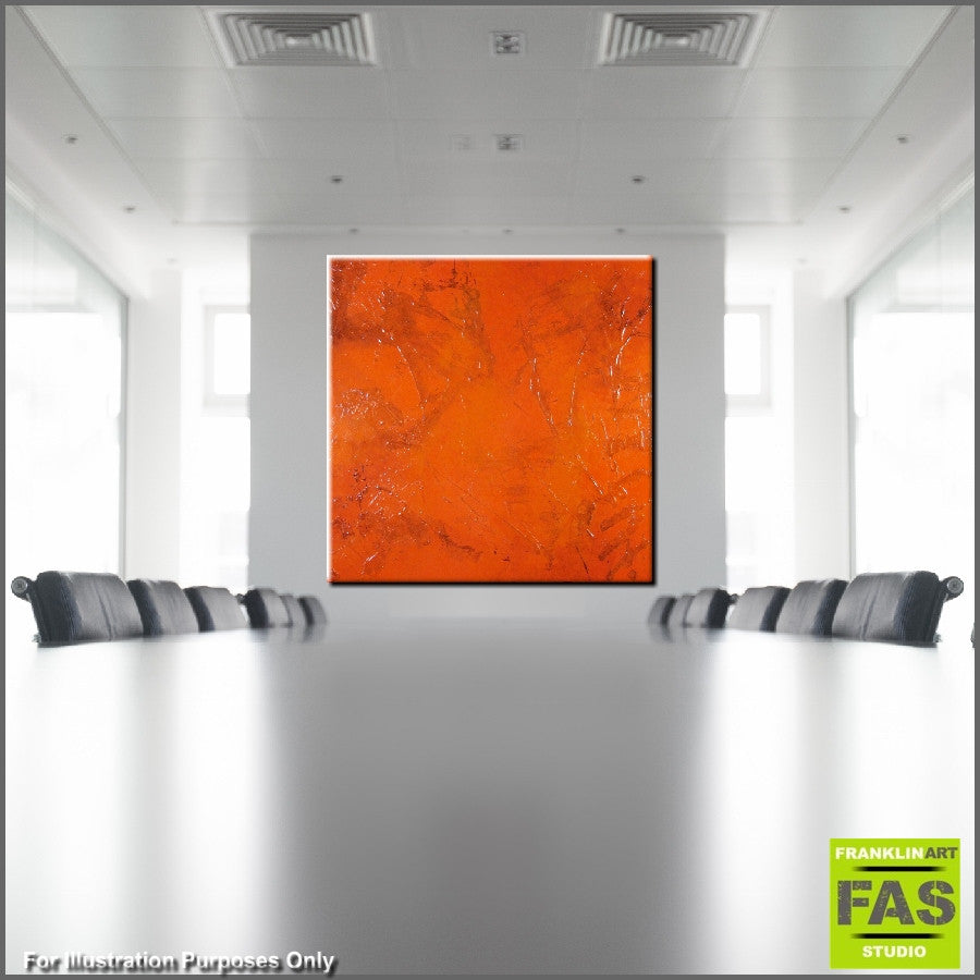 Be Inspired! Abstract orange (SOLD)-Abstract-[Franko_Artist]-[The_Block]-[Dream_Homes]-[ideas]- [Grand_Designs]-Franklin Art Studio