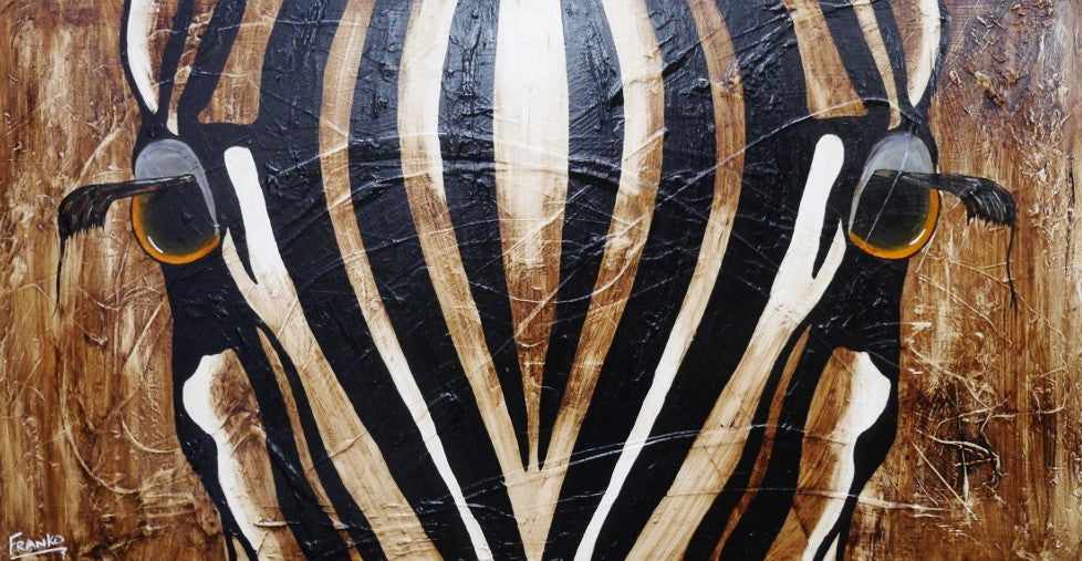 Be Inspired! Abstract realism African zebra (SOLD)-abstract realism-[Franko_Artist]-[Australian_artist]-[Gold_Coast]-[Brisbane]-[modern]-[contemporary]-[original]-[Large_artwork]-Franklin Art Studio