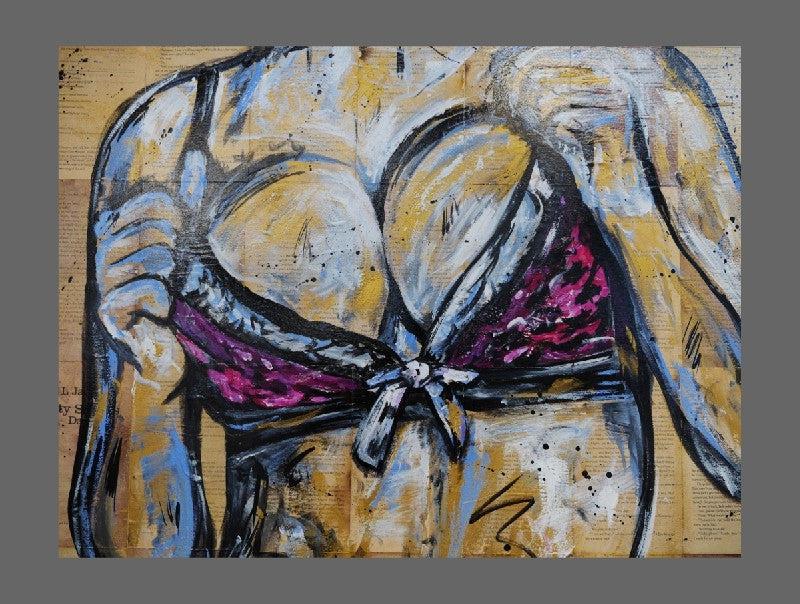 Be Inspired! Book Club Lingerie (SOLD)-book club-[Franko_Artist]-[The_Block]-[Dream_Homes]-[ideas]-[Grand_Designs]-[Art_Lover]-Franklin Art Studio