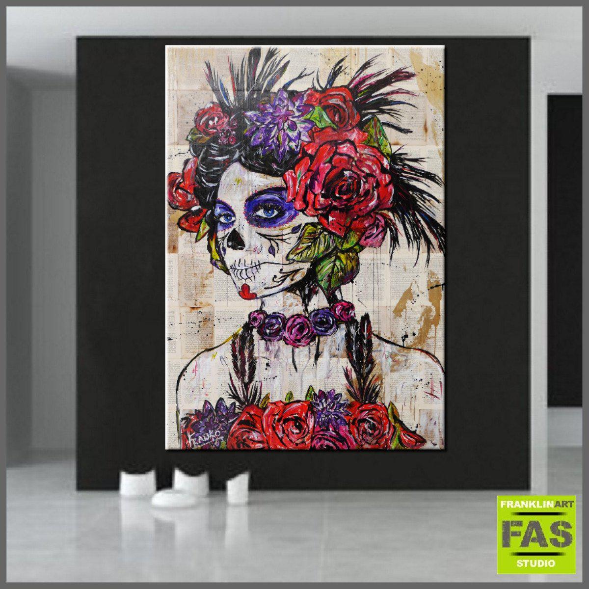 Be Inspired! Book Club Mexican Sugar Bride (SOLD)-book club-[Franko_Artist]-[Australian_artist]-[Gold_Coast]-[Brisbane]-[modern]-[contemporary]-[original]-[Large_artwork]-[The_Block]-[Dream_Homes]-[ideas]-[Grand_Designs]-[Art_Lover]-Franklin Art Studio