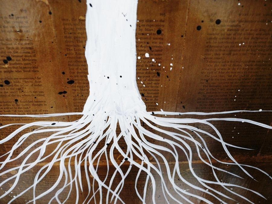 Be Inspired! Book Club Series Tree (SOLD)-book club-[Franko_Artist]-[The_Block]-[Dream_Homes]-[ideas]-[Grand_Designs]-[Art_Lover]-Franklin Art Studio