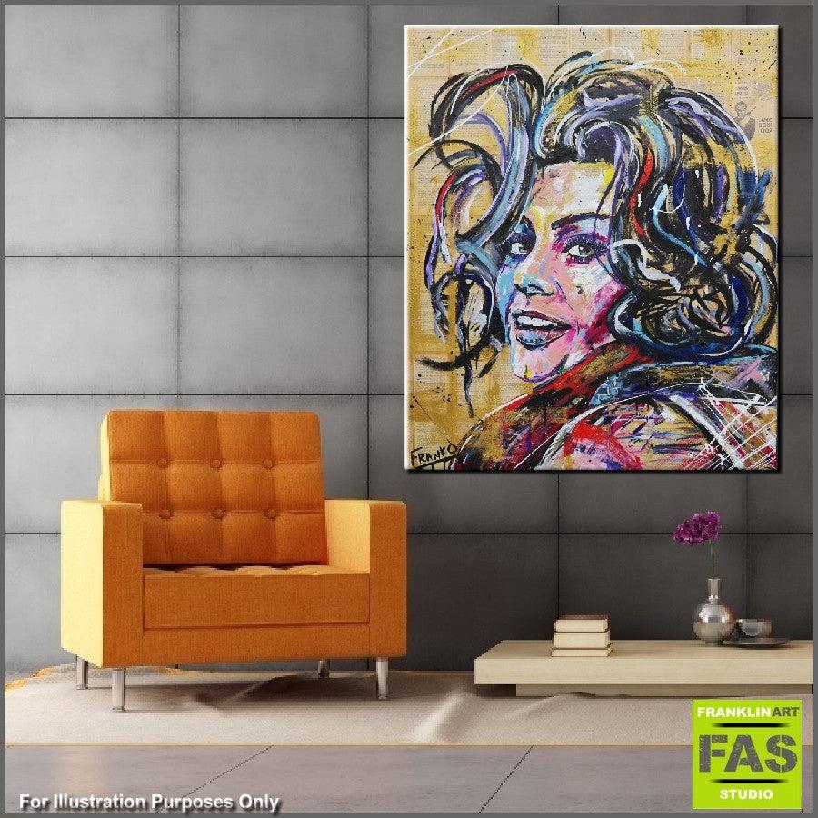 Be Inspired! Book Club Sophia Loren (SOLD)-book club-[Franko_Artist]-[The_Block]-[Dream_Homes]-[ideas]- [Grand_Designs]-Franklin Art Studio