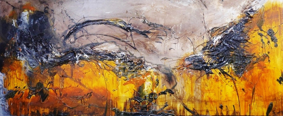 Be Inspired! Orange (SOLD)-abstract-[Franko_Artist]-[Australian_artist]-[Gold_Coast]-[Brisbane]-[modern]-[contemporary]-[original]-[Large_artwork]-Franklin Art Studio