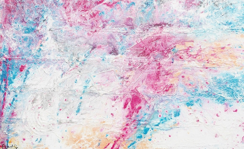 Be Inspired! Pink pastel blue (SOLD)-Abstract-[Franko_Artist]-[Australian_artist]-[Gold_Coast]-[Brisbane]-[modern]-[contemporary]-[original]-[Large_artwork]-Franklin Art Studio