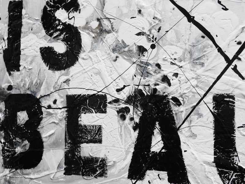 Be Inspired! Urban Pop Art Life message (SOLD)-urban pop-[Franko_Artist]-[The_Block]-[Dream_Homes]-[ideas]-[Grand_Designs]-[Art_Lover]-Franklin Art Studio