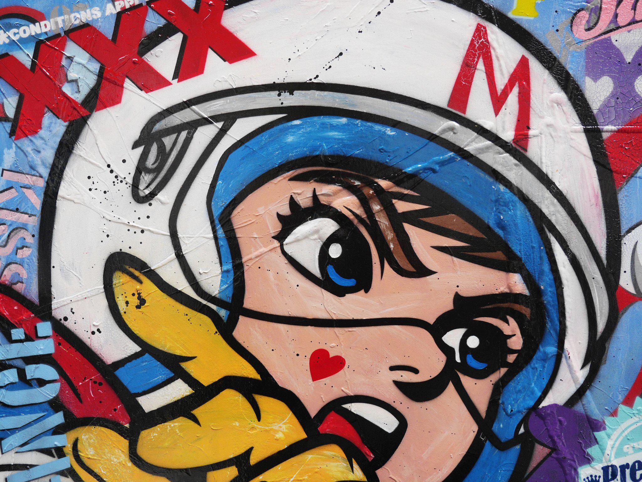 Be Inspired! Urban Pop Art Speed Racer (SOLD)-urban pop-[Franko_Artist]-[The_Block]-[Dream_Homes]-[ideas]- [Grand_Designs]-Franklin Art Studio