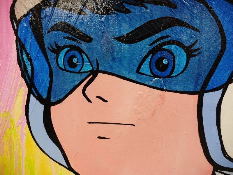 Be Inspired! Urban Pop Art Speed Racer (SOLD)-urban pop-[Franko_Artist]-[The_Block]-[Dream_Homes]-[ideas]- [Grand_Designs]-Franklin Art Studio