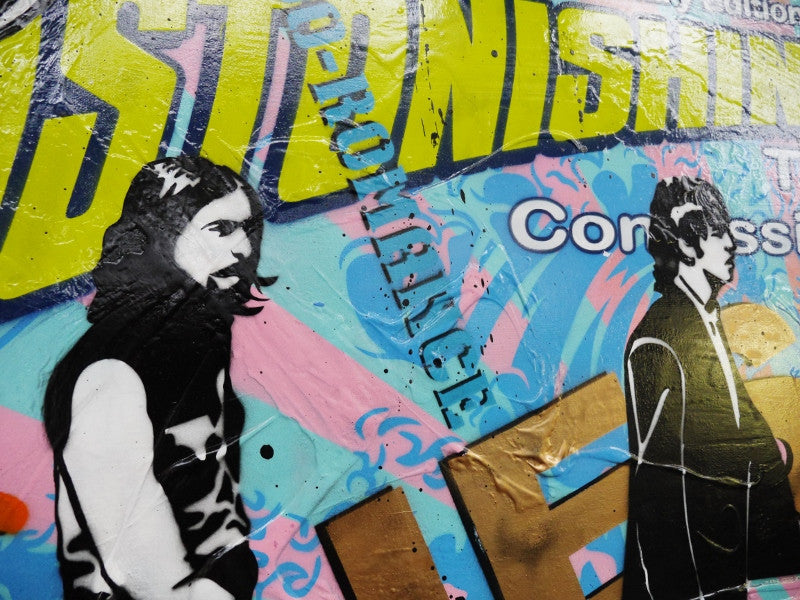 Be Inspired! Urban Pop Art The Beatles (SOLD)-urban pop-[Franko]-[Artist]-[Australia]-[Painting]-Franklin Art Studio