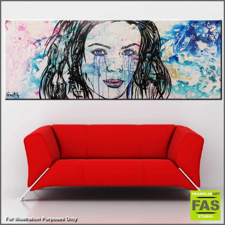 Be Inspired! Urban Pop Beautiful Woman (SOLD)-urban pop-[Franko_Artist]-[Australian_artist]-[Gold_Coast]-[Brisbane]-[modern]-[contemporary]-[original]-[Large_artwork]-[The_Block]-[Dream_Homes]-[ideas]-[Grand_Designs]-[Art_Lover]-Franklin Art Studio