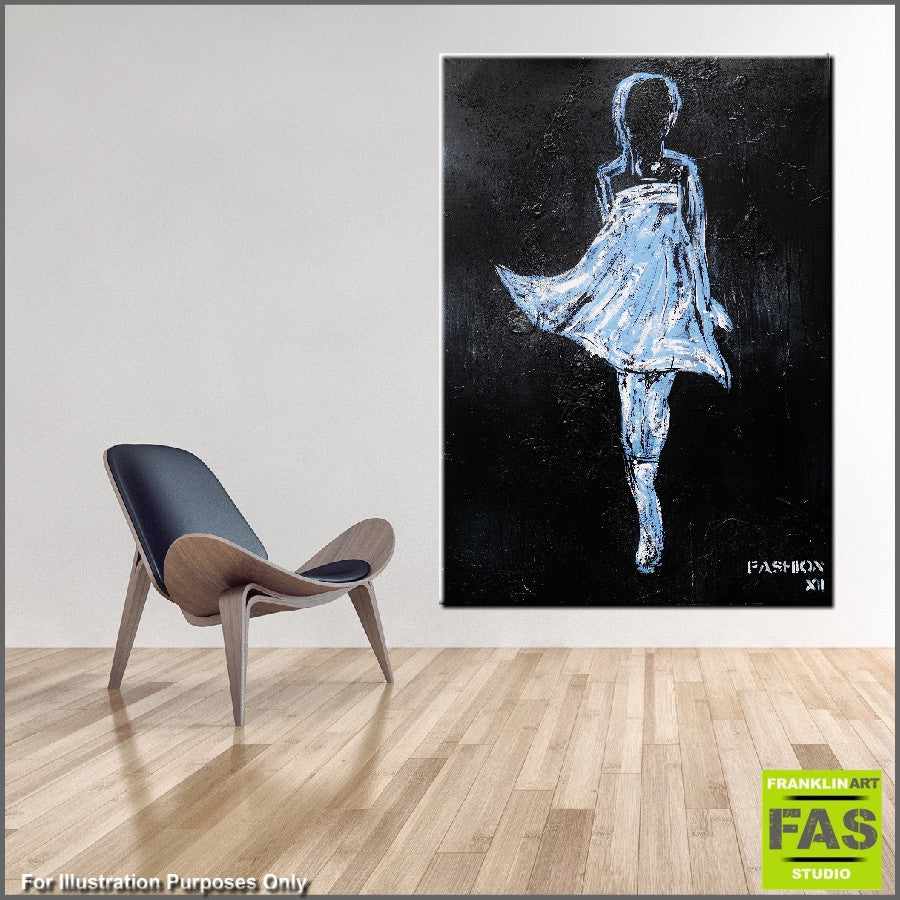 Be Inspired! Urban Pop Black Fashion Dress xii (SOLD)-urban pop-[Franko_Artist]-[Australian_artist]-[Gold_Coast]-[Brisbane]-[modern]-[contemporary]-[original]-[Large_artwork]-[The_Block]-[Dream_Homes]-[ideas]-[Grand_Designs]-[Art_Lover]-Franklin Art Studio