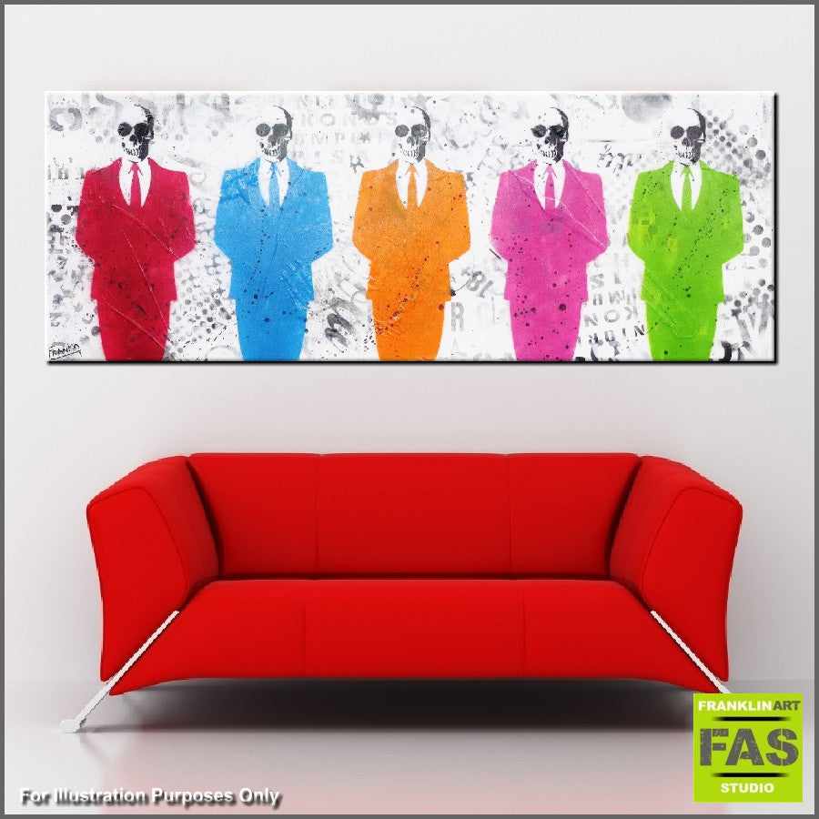 Be Inspired! Urban Pop Colourful Bills (SOLD)-urban pop-[Franko_Artist]-[Australian_artist]-[Gold_Coast]-[Brisbane]-[modern]-[contemporary]-[original]-[Large_artwork]-[The_Block]-[Dream_Homes]-[ideas]-[Grand_Designs]-[Art_Lover]-Franklin Art Studio