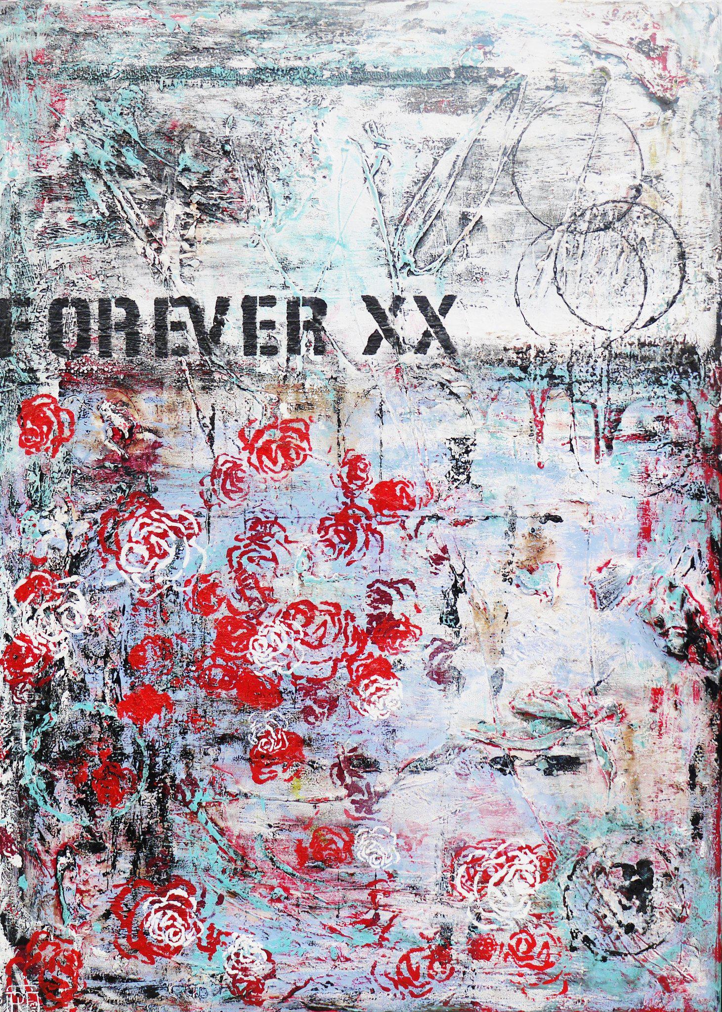 Be Inspired! Urban Pop Forever xx (SOLD)-urban pop-[Franko_Artist]-[Australian_artist]-[Gold_Coast]-[Brisbane]-[modern]-[contemporary]-[original]-[Large_artwork]-Franklin Art Studio