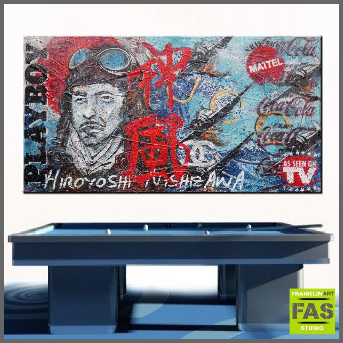 Be Inspired! Urban Pop Hiroyoshi Nishizawa (SOLD)-urban pop-[Franko_Artist]-[Australian_artist]-[Gold_Coast]-[Brisbane]-[modern]-[contemporary]-[original]-[Large_artwork]-[The_Block]-[Dream_Homes]-[ideas]-[Grand_Designs]-[Art_Lover]-Franklin Art Studio