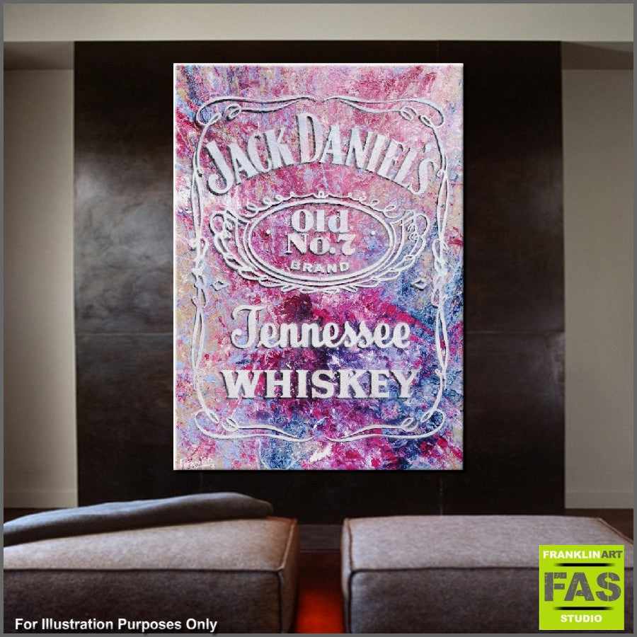 Be Inspired! Urban Pop Jack Daniels (SOLD)-urban pop-[Franko_Artist]-[The_Block]-[Dream_Homes]-[ideas]- [Grand_Designs]-Franklin Art Studio