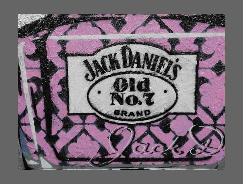 Be Inspired! Urban Pop Jack Daniels (SOLD)-urban pop-[Franko_Artist]-[The_Block]-[Dream_Homes]-[ideas]-[Grand_Designs]-[Art_Lover]-Franklin Art Studio