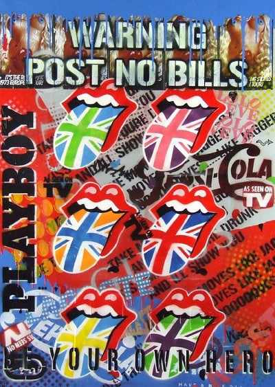 Be Inspired! Urban Pop Lips (SOLD)-urban pop-[Franko_Artist]-[Australian_artist]-[Gold_Coast]-[Brisbane]-[modern]-[contemporary]-[original]-[Large_artwork]-Franklin Art Studio