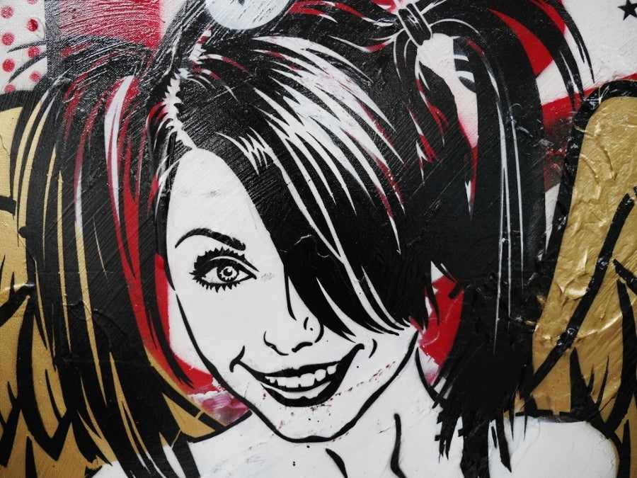 Be Inspired! Urban Pop Nude Angel (SOLD)-urban pop-[Franko_Artist]-[The_Block]-[Dream_Homes]-[ideas]- [Grand_Designs]-Franklin Art Studio