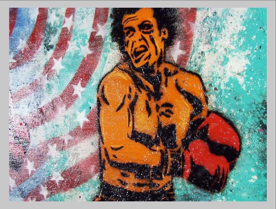 Be Inspired! Urban Pop Rocky Balboa (SOLD)-urban pop-[Franko_Artist]-[The_Block]-[Dream_Homes]-[ideas]-[Grand_Designs]-[Art_Lover]-Franklin Art Studio