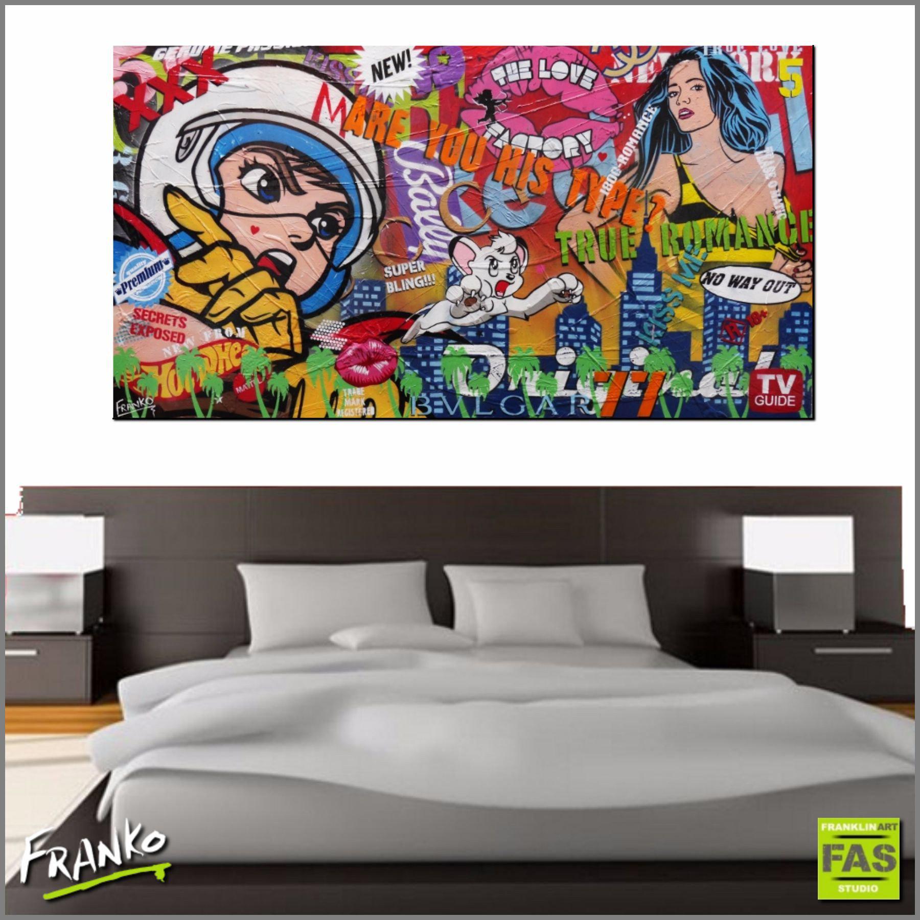 Be Inspired! Urban Pop Speed Racer (SOLD)-urban pop-[Franko_Artist]-[Australian_artist]-[Gold_Coast]-[Brisbane]-[modern]-[contemporary]-[original]-[Large_artwork]-[The_Block]-[Dream_Homes]-[ideas]-[Grand_Designs]-[Art_Lover]-Franklin Art Studio