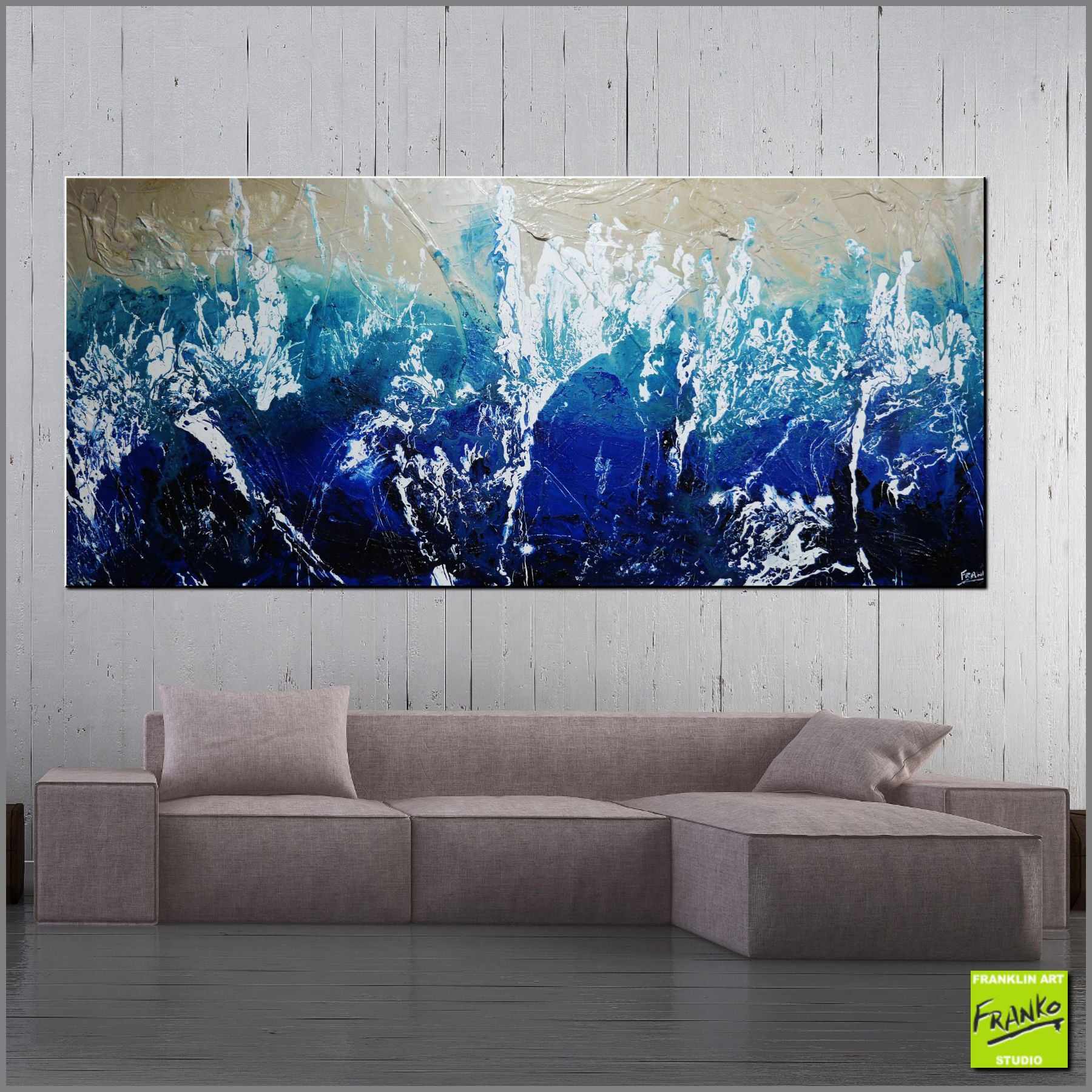 Beaches 270cm x 120cm Cream White Blue Textured Abstract Painting (SOLD)-Abstract-[Franko_Artist]-[Australian_artist]-[Gold_Coast]-[Brisbane]-[modern]-[contemporary]-[original]-[Large_artwork]-[The_Block]-[Dream_Homes]-[ideas]-[Grand_Designs]-[Art_Lover]-Franklin Art Studio