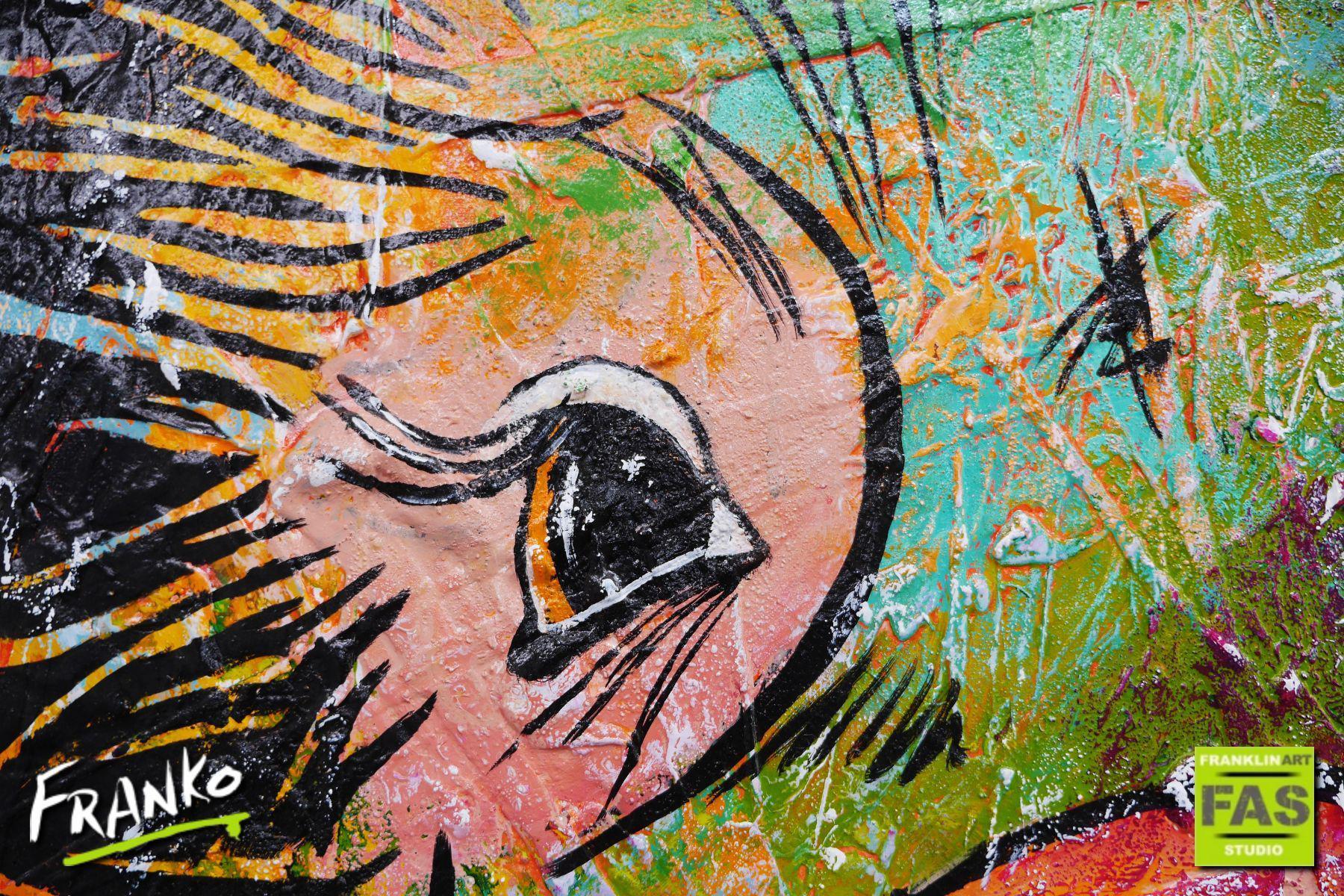 Bevan (First Little Piggie) 100cm x 100cm Pig Painting (SOLD)