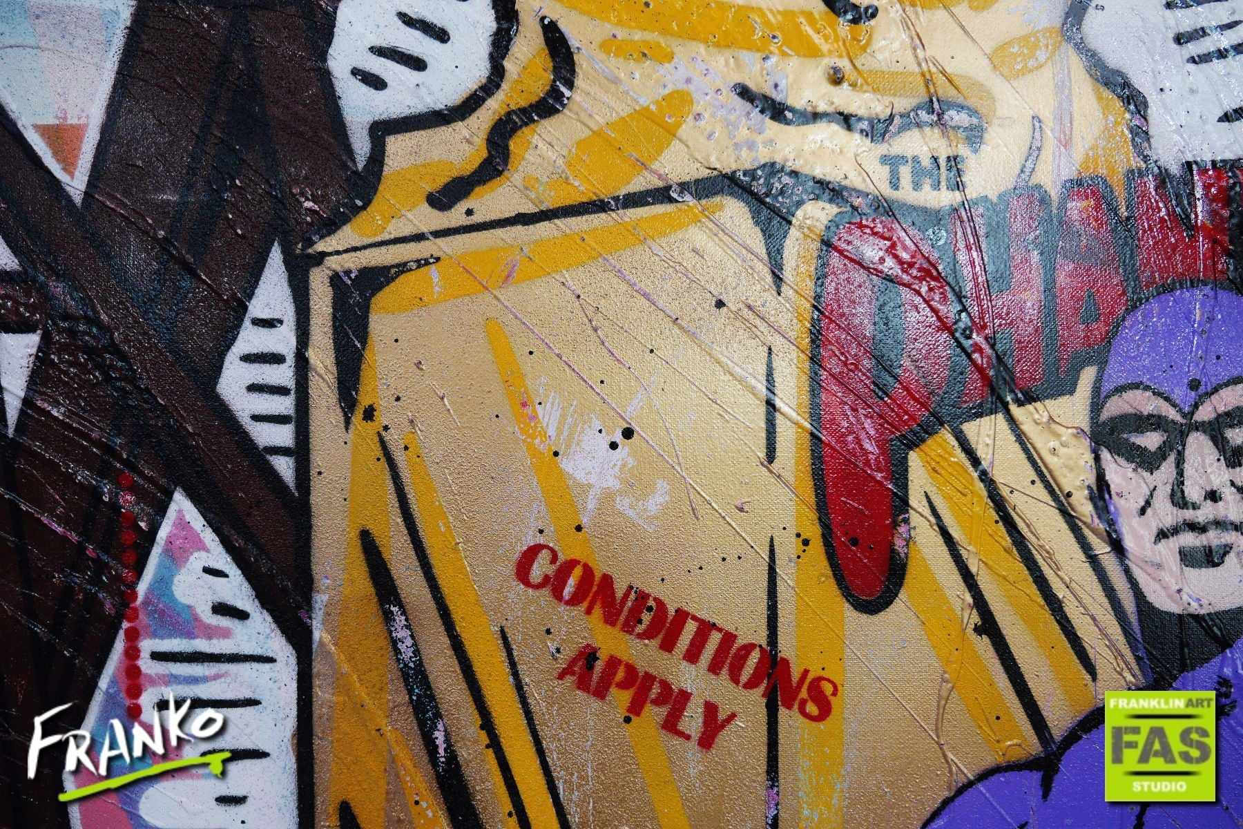 Bit By Bit 140cm x 100cm Richie Rich Bitcoin (SOLD)