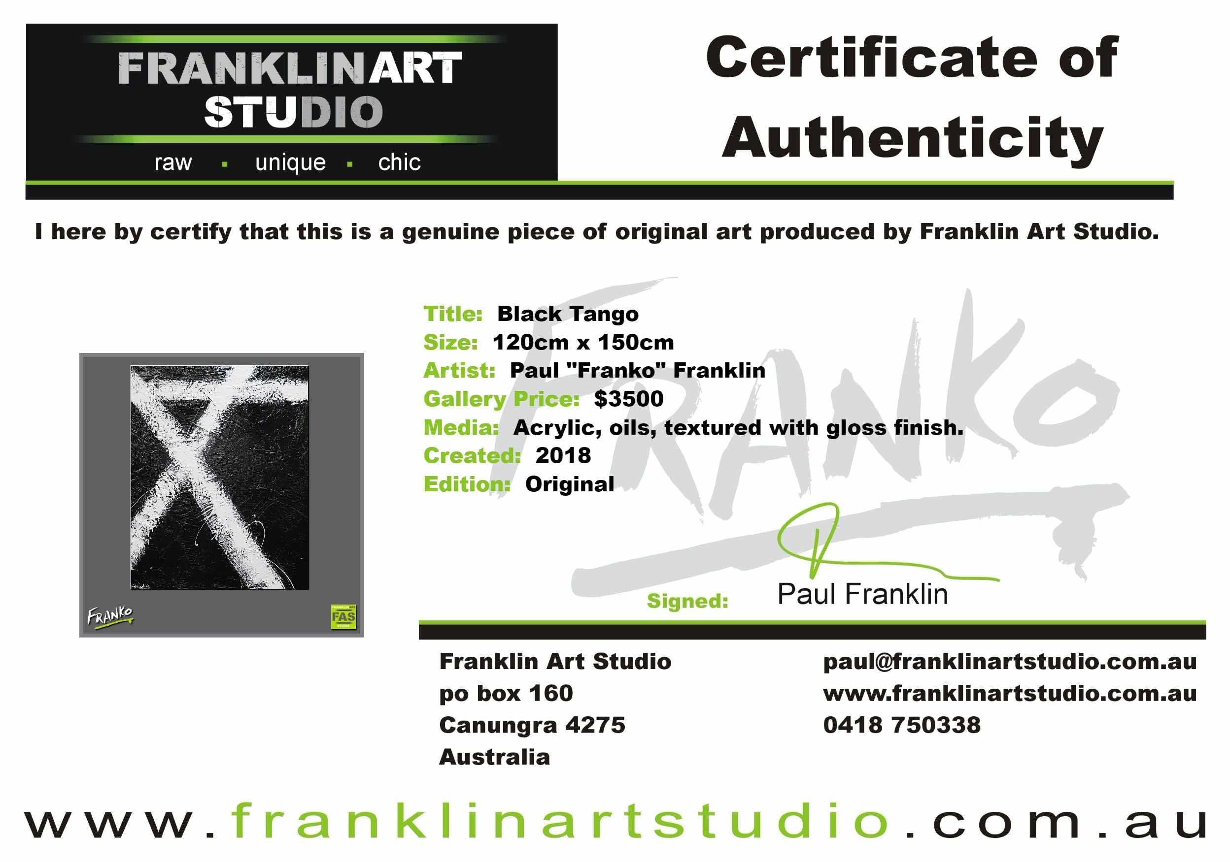 Black Tango 120cm x 150cm White Black Abstract Painting (SOLD)-Abstract-[Franko_Artist]-[The_Block]-[Dream_Homes]-[ideas]-[Grand_Designs]-[Art_Lover]-Franklin Art Studio