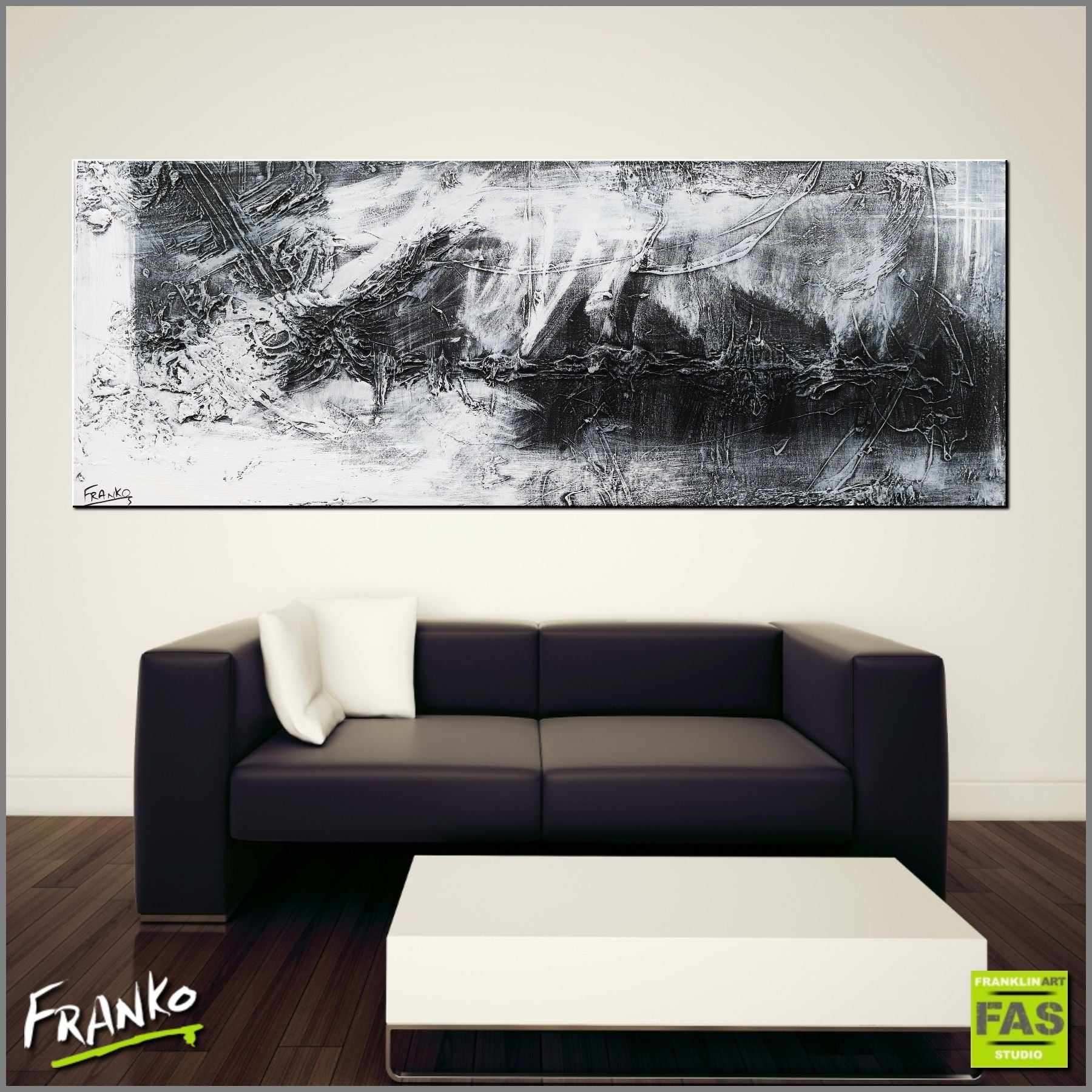 Blackish White 160cm x 60cm Black and white Abstract Painting (SOLD)-Abstract-[Franko_Artist]-[Australian_artist]-[Gold_Coast]-[Brisbane]-[modern]-[contemporary]-[original]-[Large_artwork]-[The_Block]-[Dream_Homes]-[ideas]-[Grand_Designs]-[Art_Lover]-Franklin Art Studio