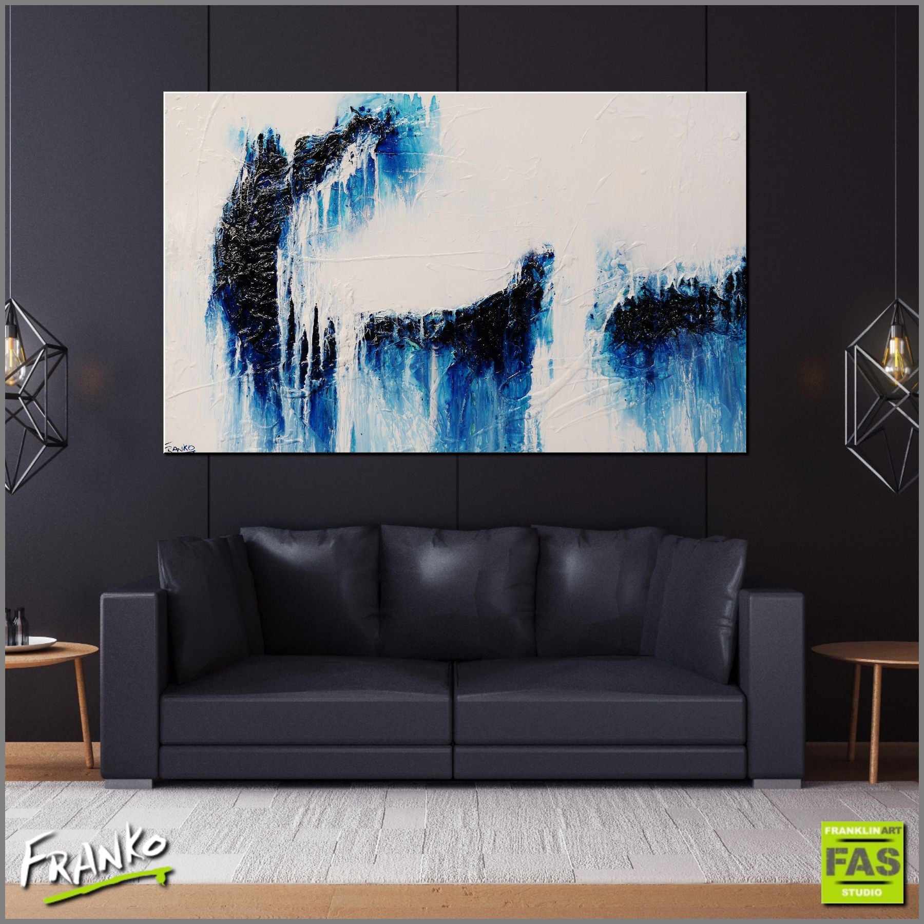 Blue Monty 160cm x 100cm Blue White Textured Abstract Painting-Abstract-[Franko_Artist]-[Australian_artist]-[Gold_Coast]-[Brisbane]-[modern]-[contemporary]-[original]-[Large_artwork]-[The_Block]-[Dream_Homes]-[ideas]-[Grand_Designs]-[Art_Lover]-Franklin Art Studio