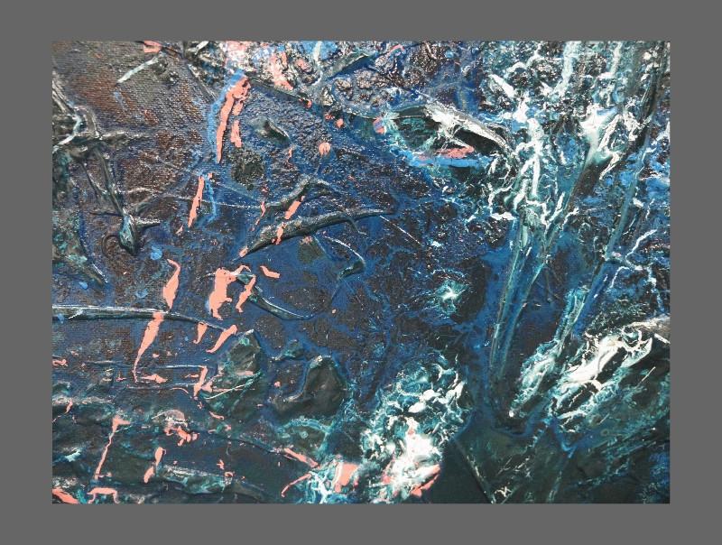 Blue Shine 100cm x 100cm Abstract Painting Blue