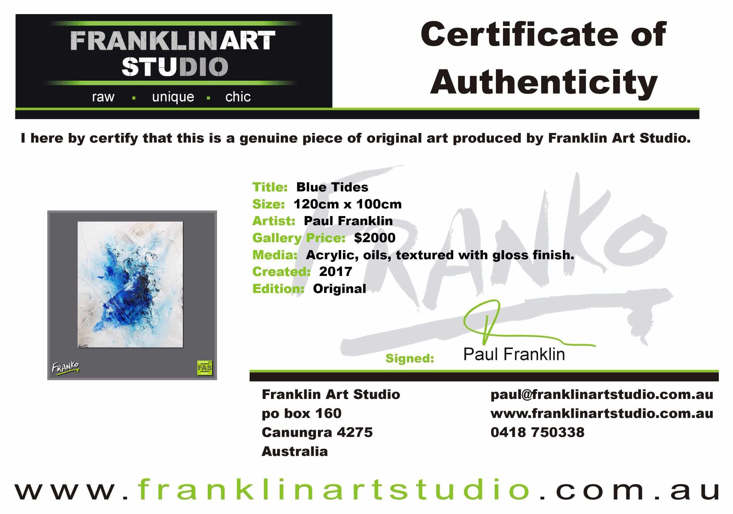 Blue Tides 120cm x 100cm Blue Abstract Painting (SOLD)-abstract-[Franko_Artist]-[The_Block]-[Dream_Homes]-[ideas]-[Grand_Designs]-[Art_Lover]-Franklin Art Studio