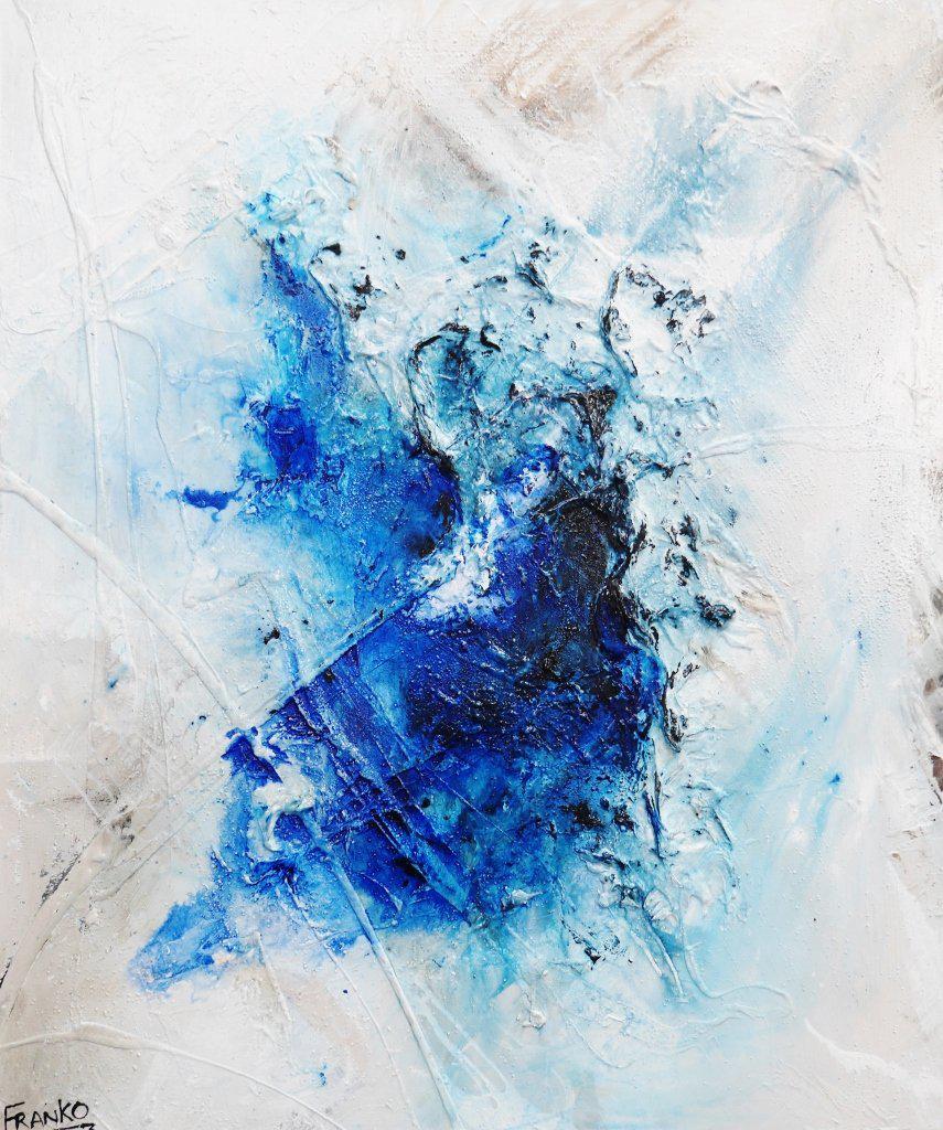 Blue Tides 120cm x 100cm Blue Abstract Painting (SOLD)-abstract-[Franko_Artist]-[Australian_artist]-[Gold_Coast]-[Brisbane]-[modern]-[contemporary]-[original]-[Large_artwork]-Franklin Art Studio