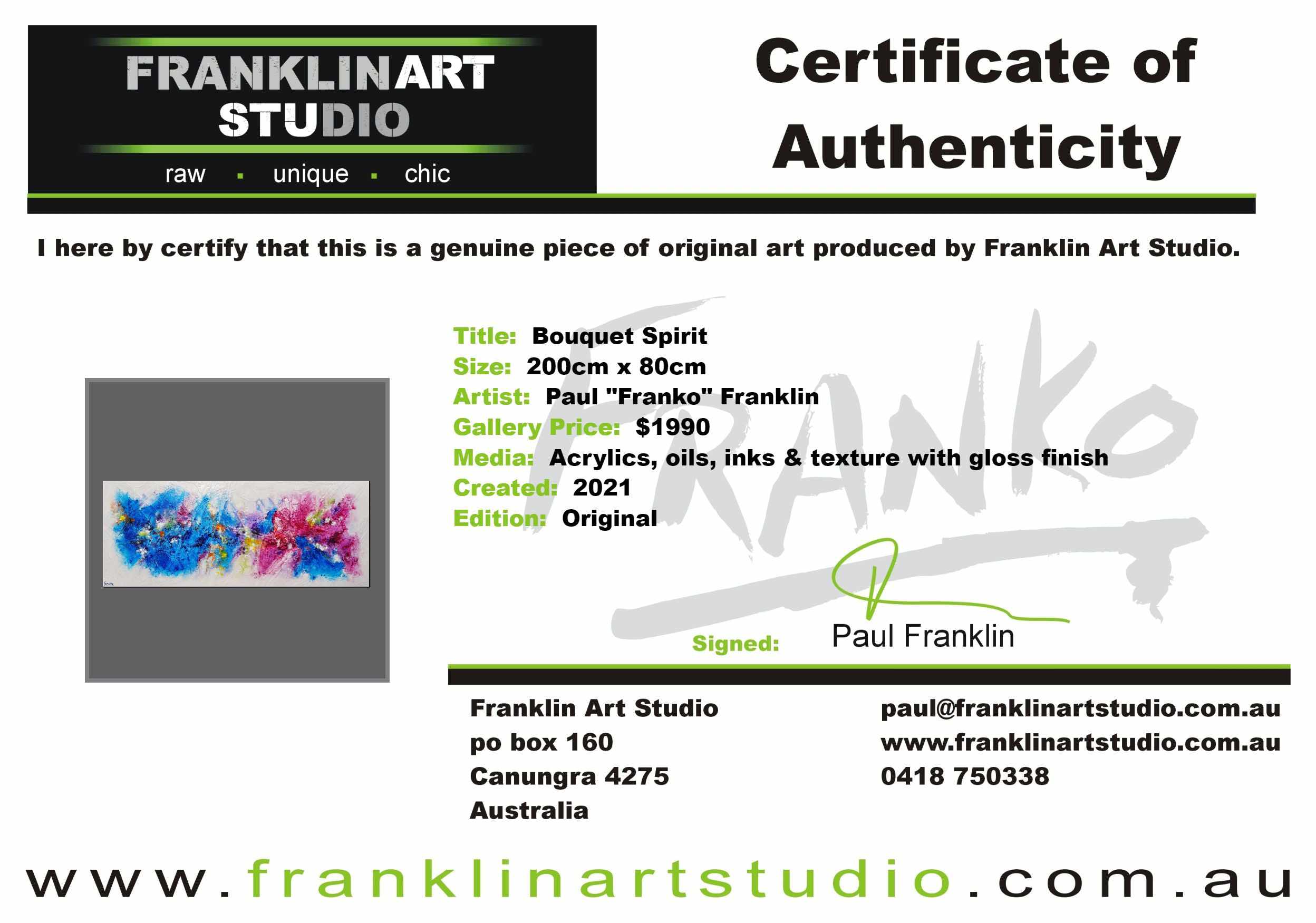 Bouquet Spirit 200cm x 80cm Colourful Textured Abstract Painting (SOLD)-Abstract-[Franko_Artist]-[The_Block]-[Dream_Homes]-[ideas]-[Grand_Designs]-[Art_Lover]-Franklin Art Studio