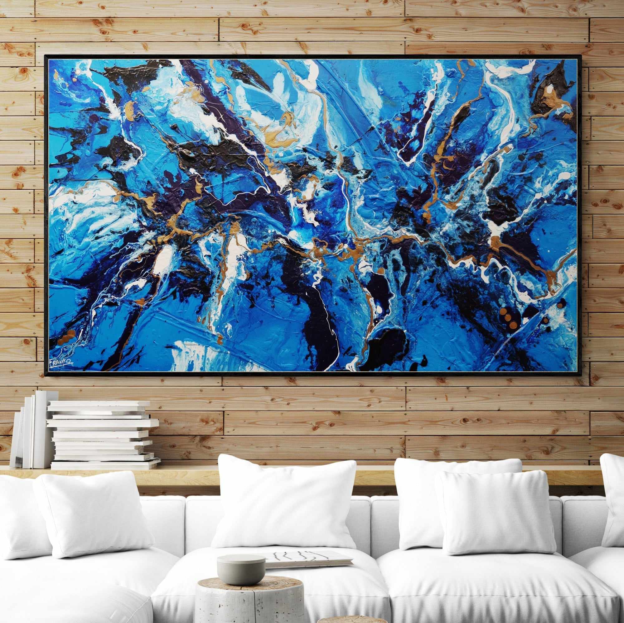 Bronzed Sapphire 200cm x 120cm Blue Bronze Textured Abstract Painting (SOLD)-Abstract-[Franko_Artist]-[Australian_artist]-[Gold_Coast]-[Brisbane]-[modern]-[contemporary]-[original]-[Large_artwork]-[The_Block]-[Dream_Homes]-[ideas]-[Grand_Designs]-[Art_Lover]-Franklin Art Studio