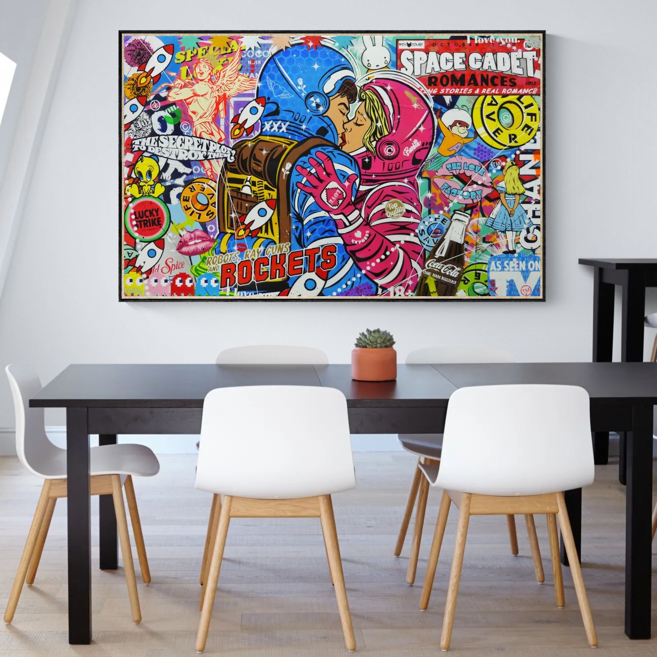 Love Express 160cm x 100cm Textured Urban Pop Art Painting