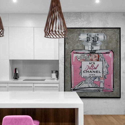 update alt-text with template Jilted No.5 120cm x 150cm Industrial Concrete Urban Pop Art Painting With Custom Etched Frame (SOLD)-concrete-[Franko_Artist]-[The_Block]-[Dream_Homes]-[ideas]- [Grand_Designs]-Franklin Art Studio