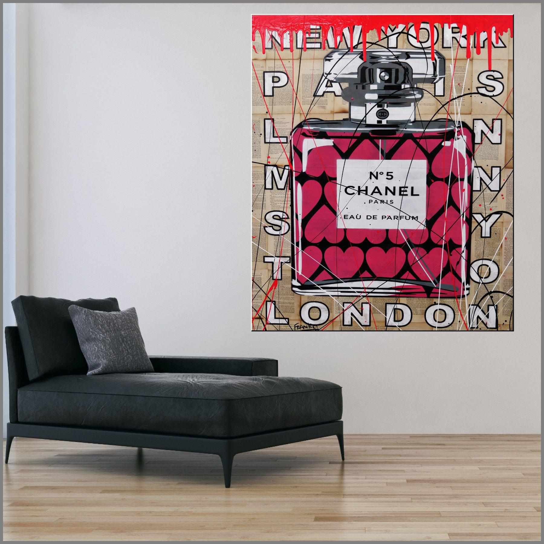 Strawberry Cupcake 120cm x 100cm C Vintage Book Page Urban Pop art Painting (SOLD)-Abstract-[Franko_Artist]-[Australian_artist]-[Gold_Coast]-[Brisbane]-[modern]-[contemporary]-[original]-[Large_artwork]-[The_Block]-[Dream_Homes]-[ideas]-[Grand_Designs]-[Art_Lover]-Franklin Art Studio