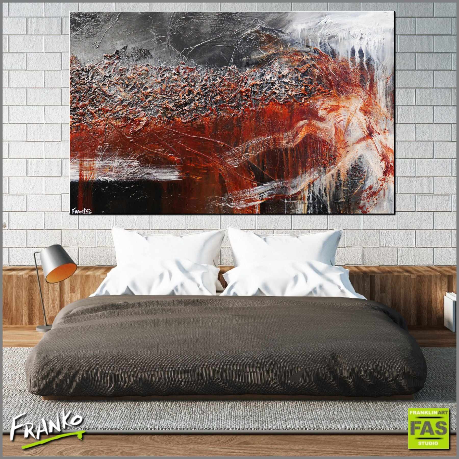 Charcoal Blend 160cm x 100cm Brown Black Textured Abstract Painting (SOLD)-Abstract-[Franko_Artist]-[Australian_artist]-[Gold_Coast]-[Brisbane]-[modern]-[contemporary]-[original]-[Large_artwork]-[The_Block]-[Dream_Homes]-[ideas]-[Grand_Designs]-[Art_Lover]-Franklin Art Studio