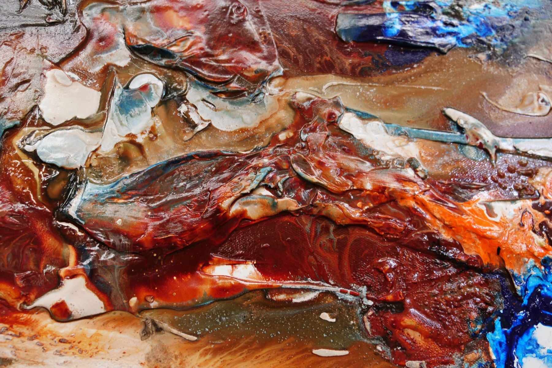 Coastal Essence 240cm x 100cm White Oxide Textured Abstract Painting (SOLD VERON)