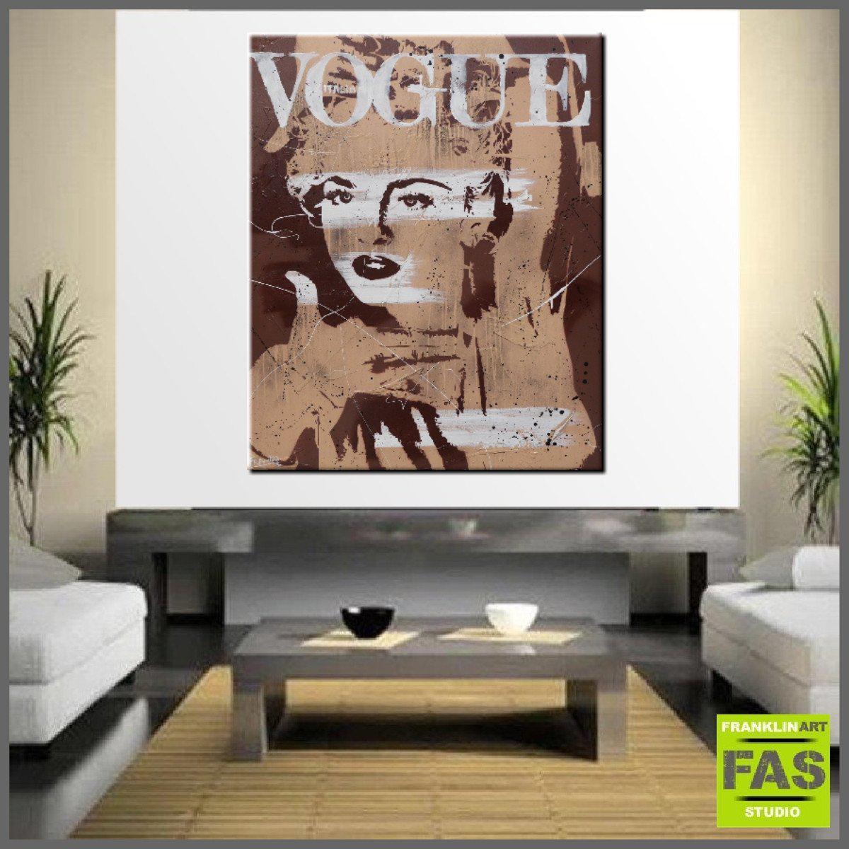 Creamy Vogue 120cm x 100cm Madonna Pop Art Painting (SOLD)-urban pop-[Franko_Artist]-[Australian_artist]-[Gold_Coast]-[Brisbane]-[modern]-[contemporary]-[original]-[Large_artwork]-[The_Block]-[Dream_Homes]-[ideas]-[Grand_Designs]-[Art_Lover]-Franklin Art Studio