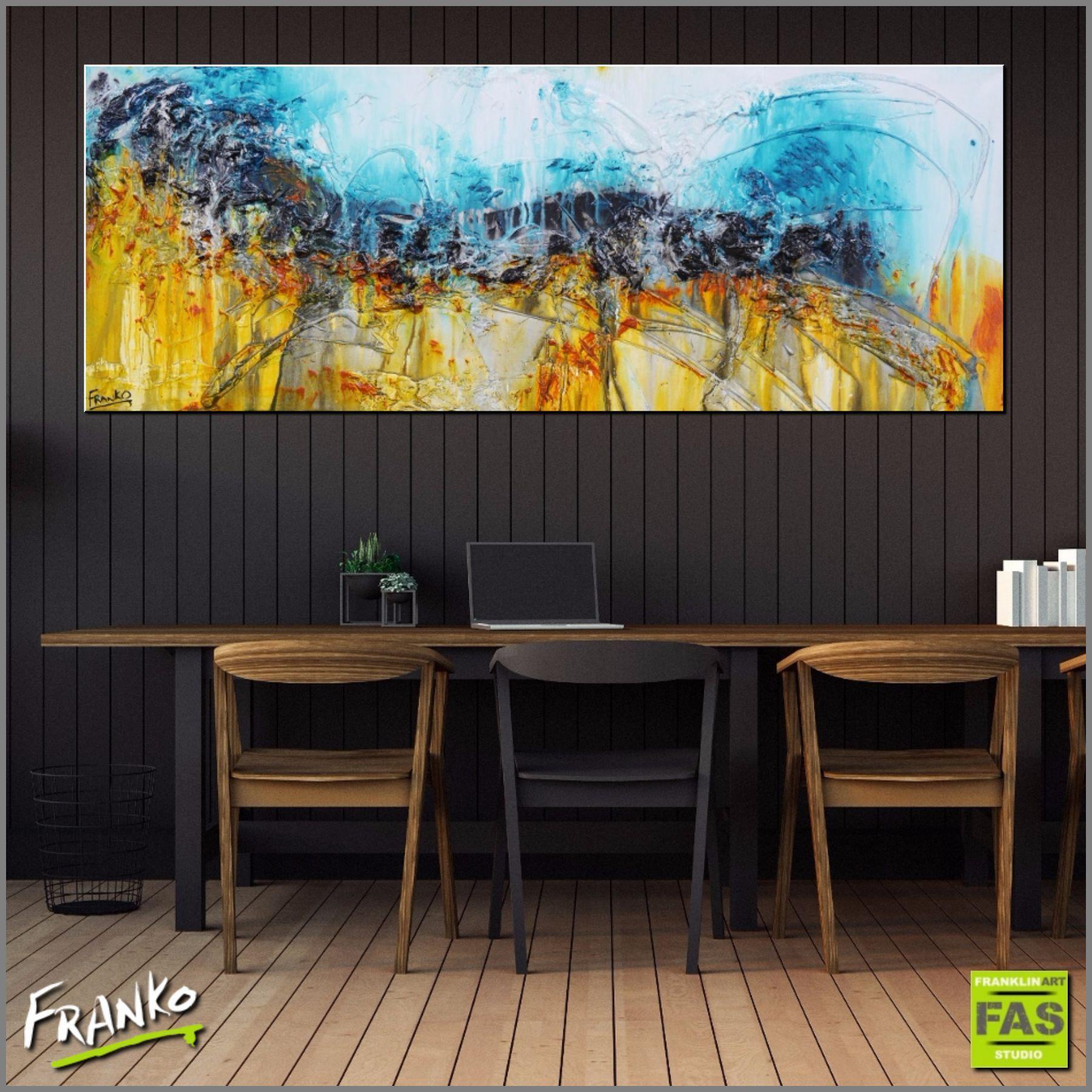 De De Da 160cm x 60cm Blue Yellow Abstract Painting (SOLD)-abstract-[Franko_Artist]-[Australian_artist]-[Gold_Coast]-[Brisbane]-[modern]-[contemporary]-[original]-[Large_artwork]-[The_Block]-[Dream_Homes]-[ideas]-[Grand_Designs]-[Art_Lover]-Franklin Art Studio