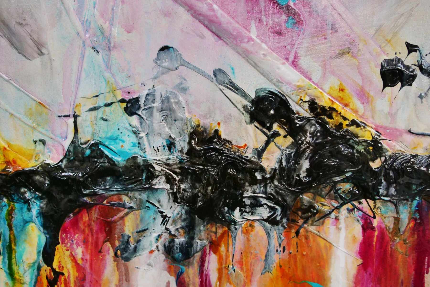 Deep Sienna Rush 160cm x 100cm White Sienna Textured Abstract Painting (SOLD)-Abstract-[Franko]-[Artist]-[Australia]-[Painting]-Franklin Art Studio
