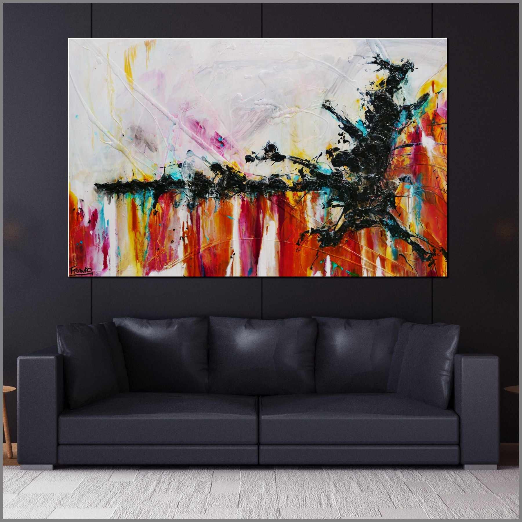 Deep Sienna Rush 160cm x 100cm White Sienna Textured Abstract Painting (SOLD)-Abstract-[Franko_Artist]-[Australian_artist]-[Gold_Coast]-[Brisbane]-[modern]-[contemporary]-[original]-[Large_artwork]-[The_Block]-[Dream_Homes]-[ideas]-[Grand_Designs]-[Art_Lover]-Franklin Art Studio