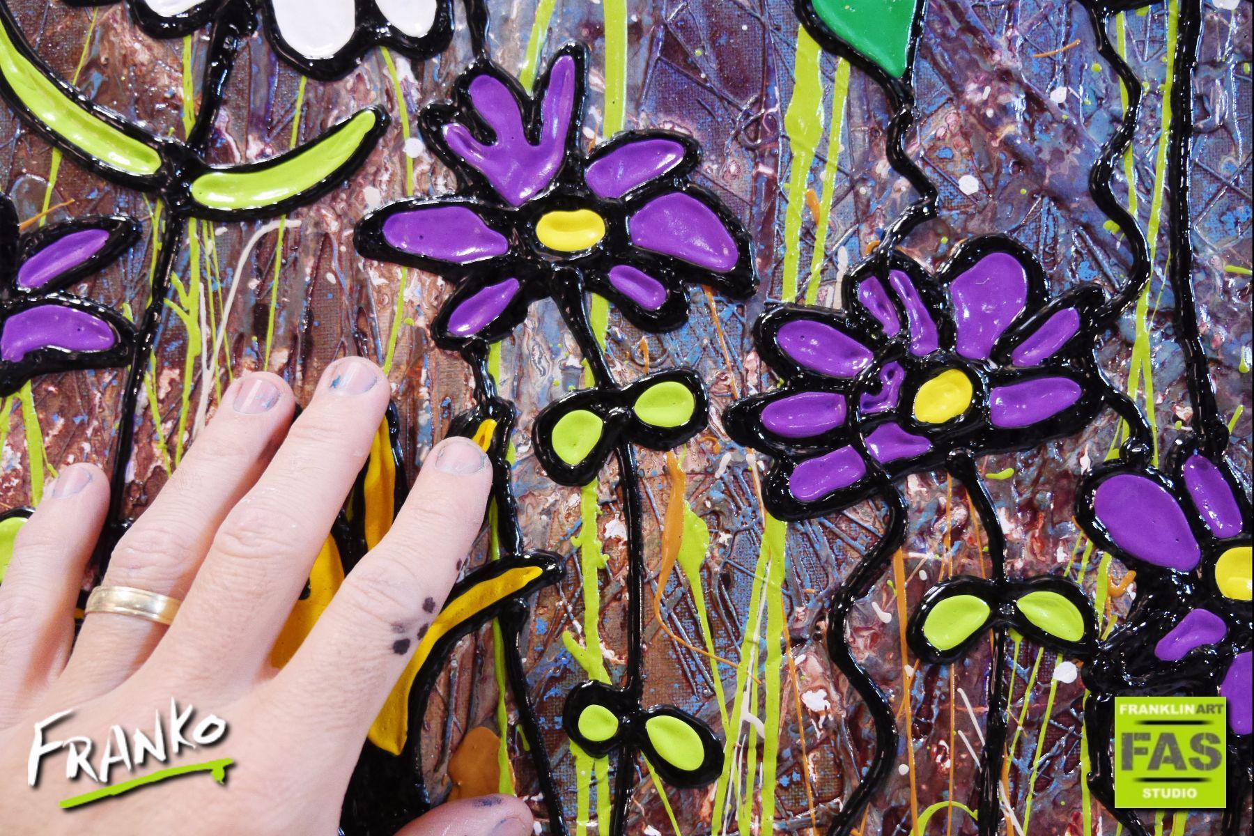 Desert Bloom 140cm x 100cm Flowers Painting (SOLD)
