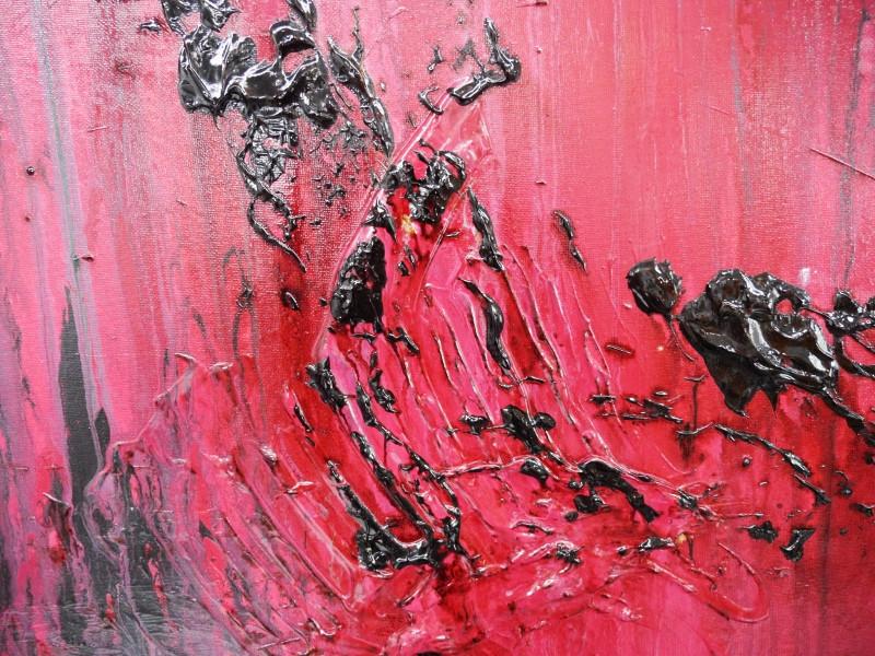 Designer Class 160cm x 100cm Pink Abstract Painting (SOLD)
